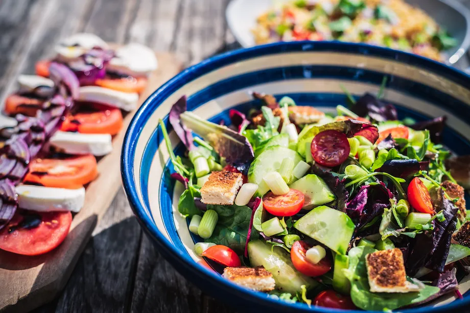 A healthy salad